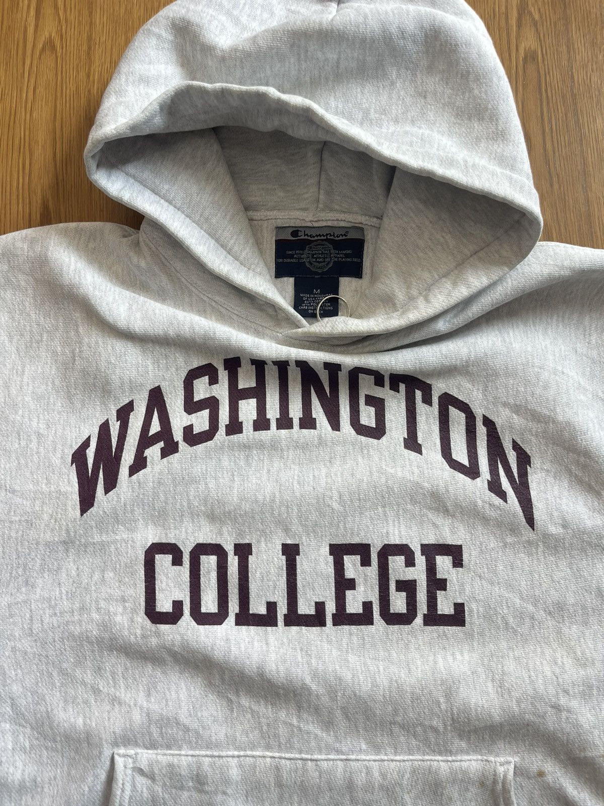 Champion Vintage Champion Washington College Hoodie 90‘s-00’s Size US M / EU 48-50 / 2 - 6 Thumbnail