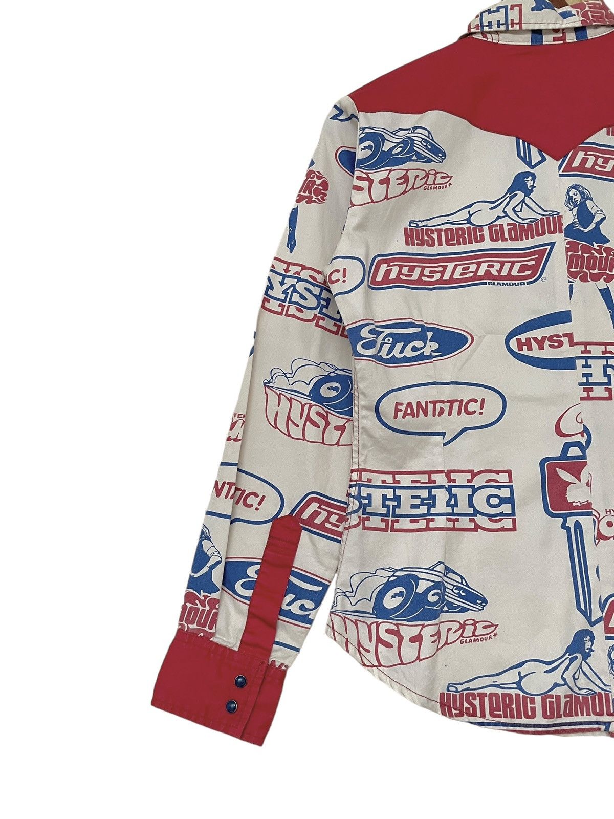 Hysteric Glamour × Japanese Brand Vintage Brand Hysteric Glamour Fullprint Shirt 1990s Size US M / EU 48-50 / 2 - 5 Thumbnail
