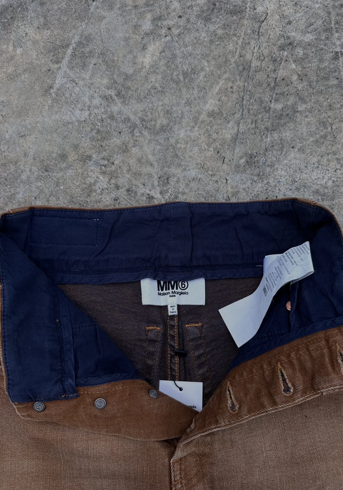 Maison Margiela AW2022 Maison Margiela Brown Cozy Jeans Size 26" / US 2 / IT 38 - 5 Thumbnail