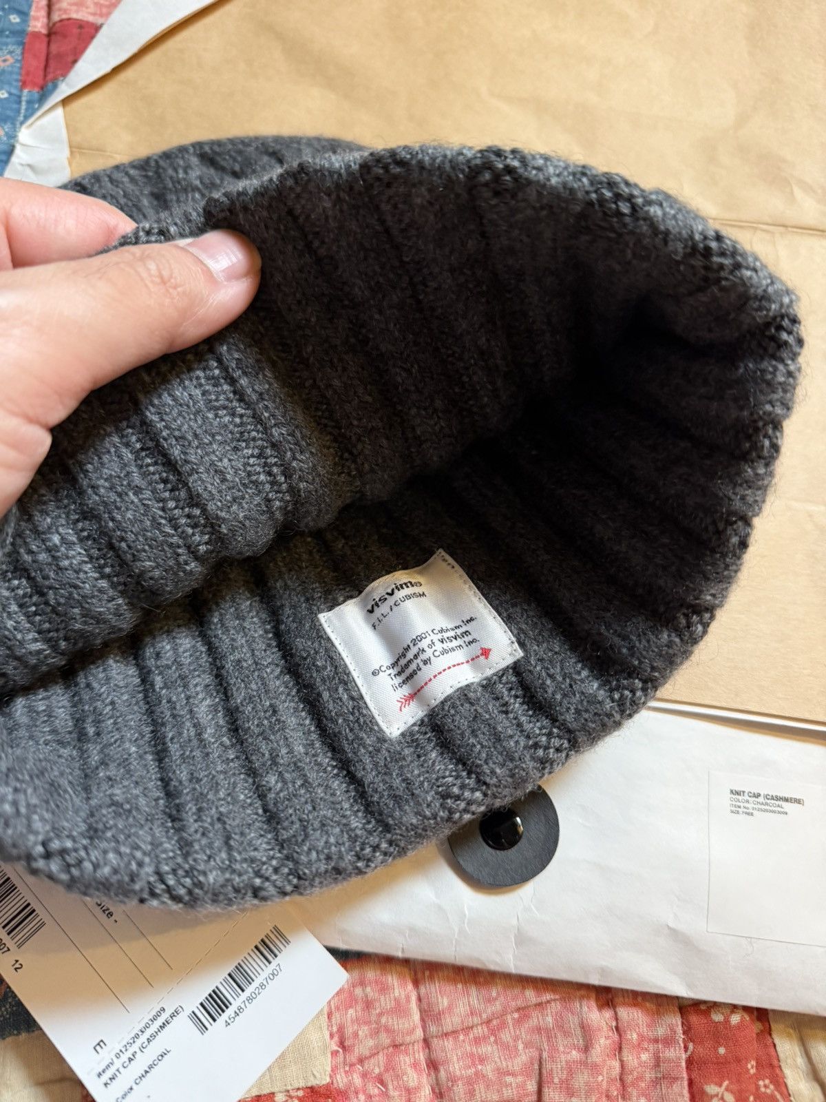 Visvim Knit beanie cashmere Size ONE SIZE - 4 Thumbnail