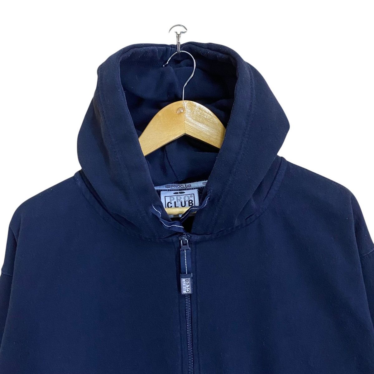 Pro Player Vintage 90’s Pro Club Plain Zipper Hoodie Size US L / EU 52-54 / 3 - 4 Thumbnail