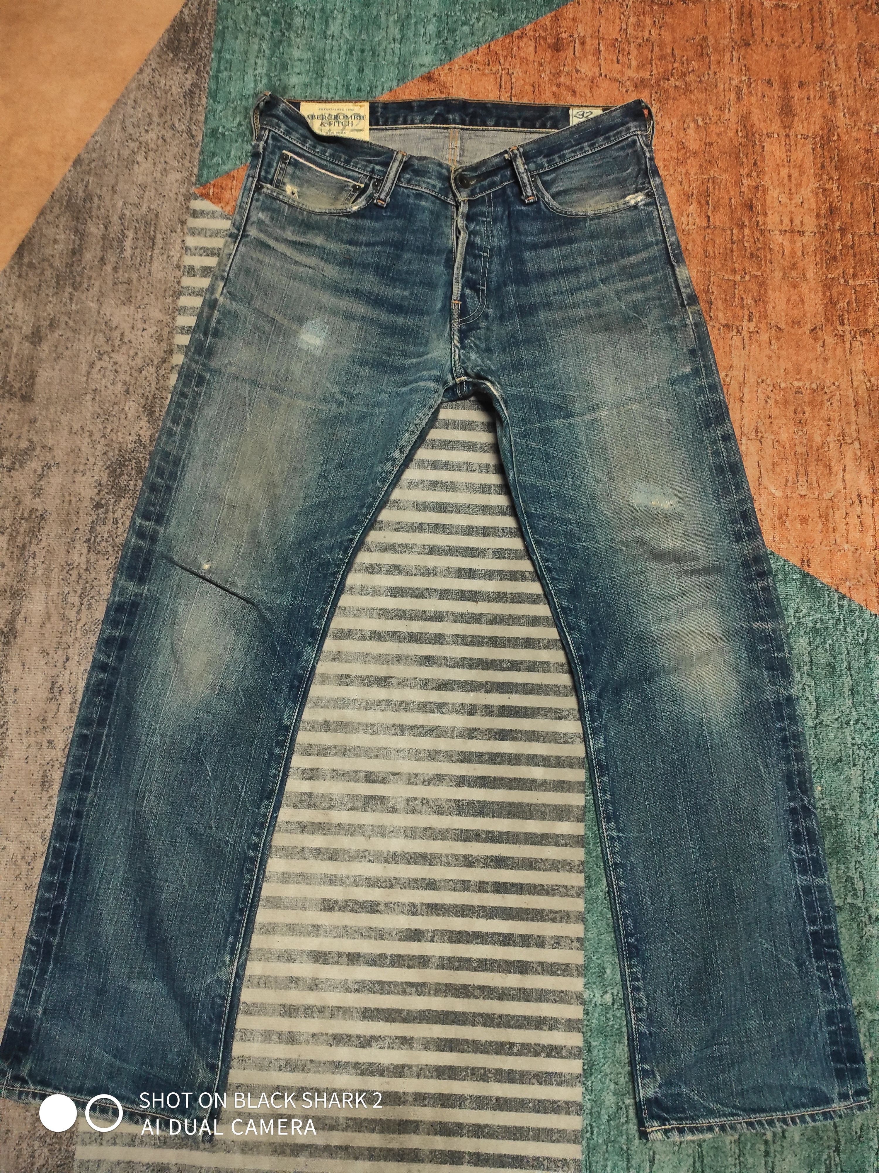 Abercrombie & Fitch ABERCROMBIE & FITCH Selvedge jeans Size US 32 / EU 48 - 1 Thumbnail