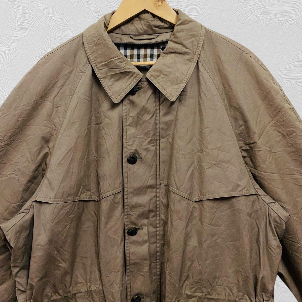 Aquascutum Vintage aquascutum trench coat jacket Size US XL / EU 56 / 4 - 3 Thumbnail