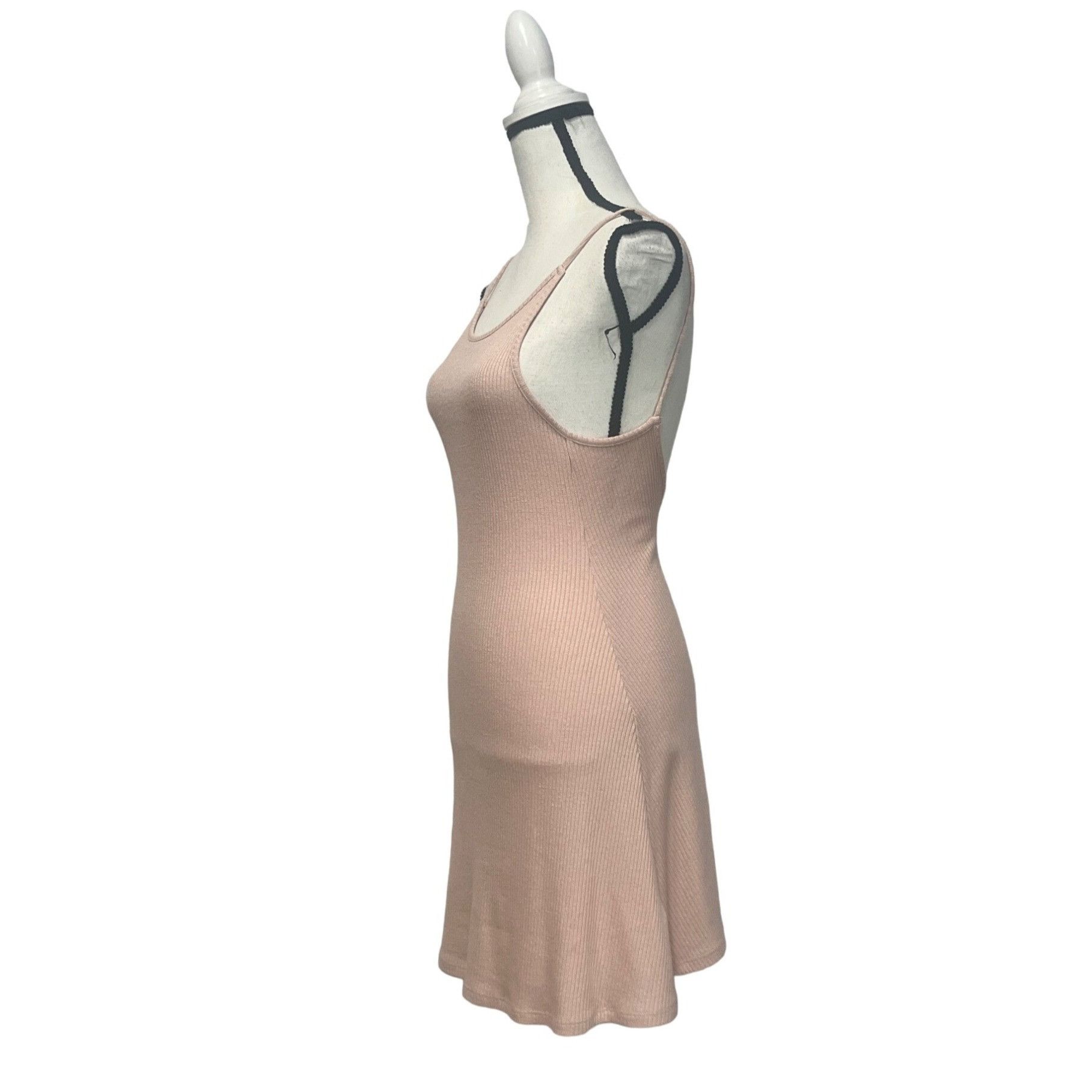 Topshop Women's Topshop Rib Scoop Back Dress, Size 2 US (fits Like 0 Size XS / US 0-2 / IT 36-38 - 6 Thumbnail