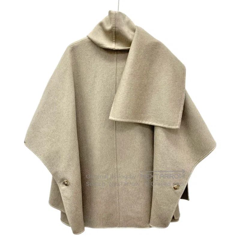 Max Mara Max Mara one-size-fits-all Beige Cashmere Single Breasted L Size XS / US 0-2 / IT 36-38 - 2 Thumbnail