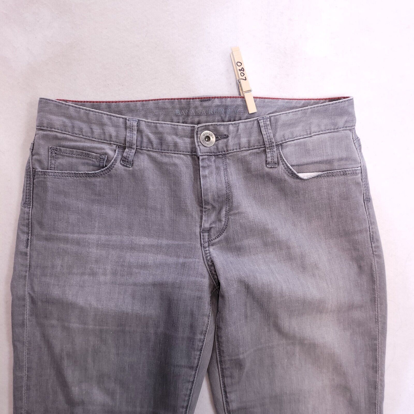 Banana Republic Banana Republic Casual Light Wash Jeans Womens Size 27 Gray Size 30" / US 8 / IT 44 - 1 Thumbnail
