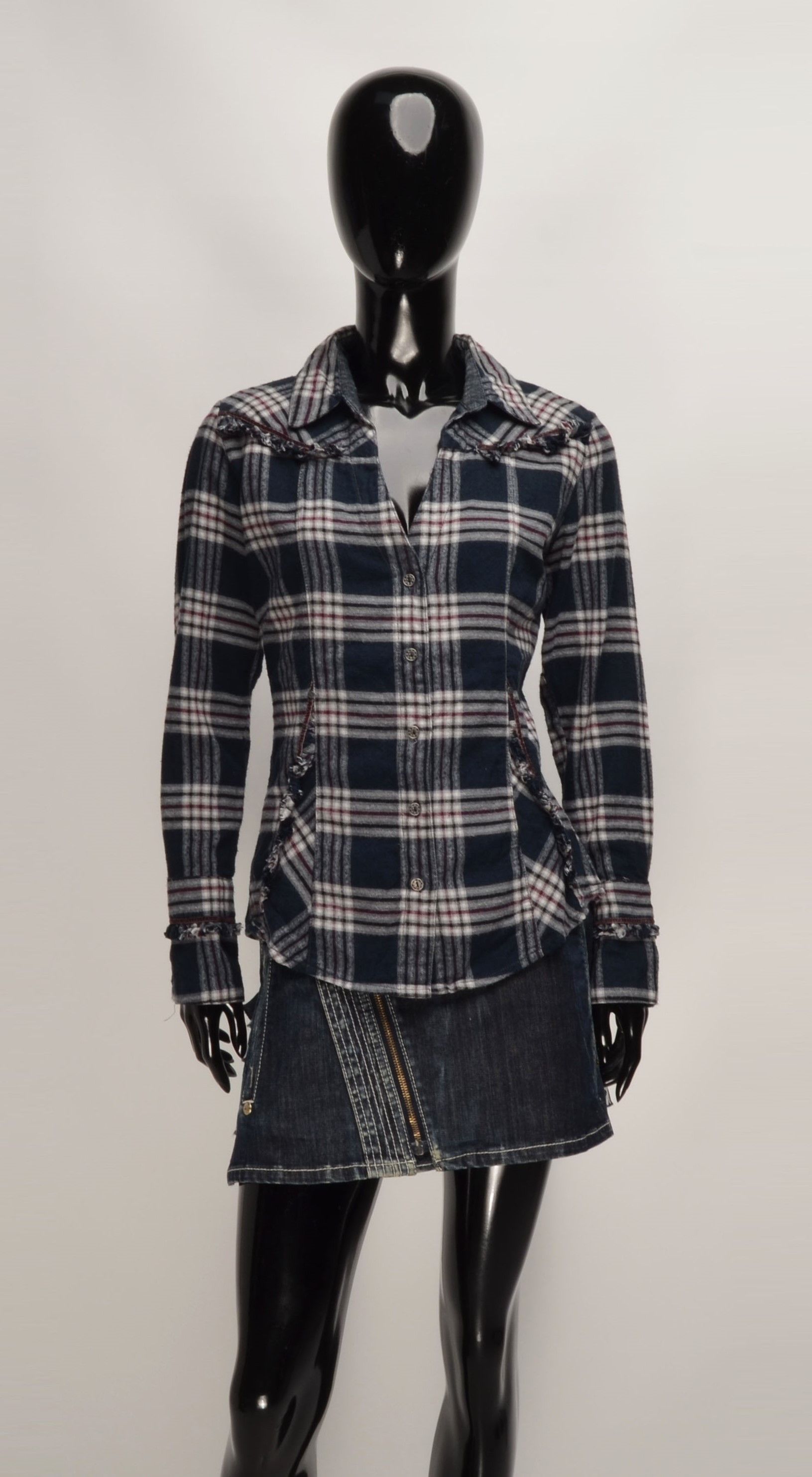 Designer × Vintage Nile Atelier Y2K Cottagecore Western Long Sleeve Shirt Size S / US 4 / IT 40 - 1 Thumbnail