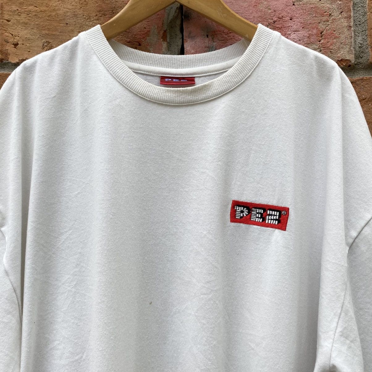 Designer × Vintage PES Short Sleeve Tee with Logo Front & Graphic Back Size US L / EU 52-54 / 3 - 4 Thumbnail