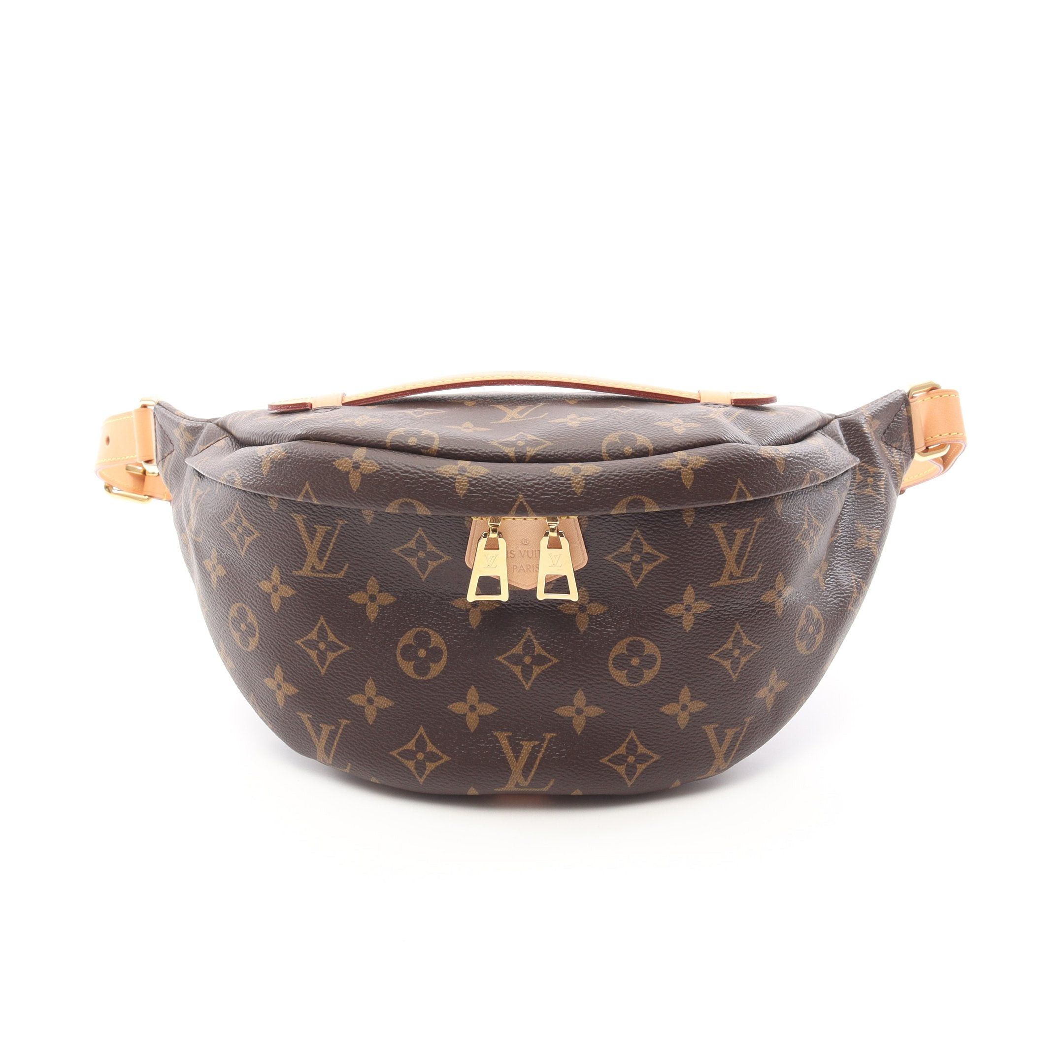 Louis Vuitton Louis Vuitton Bum Bag Monogram Body Waist Leather Brown Size ONE SIZE - 1 Thumbnail