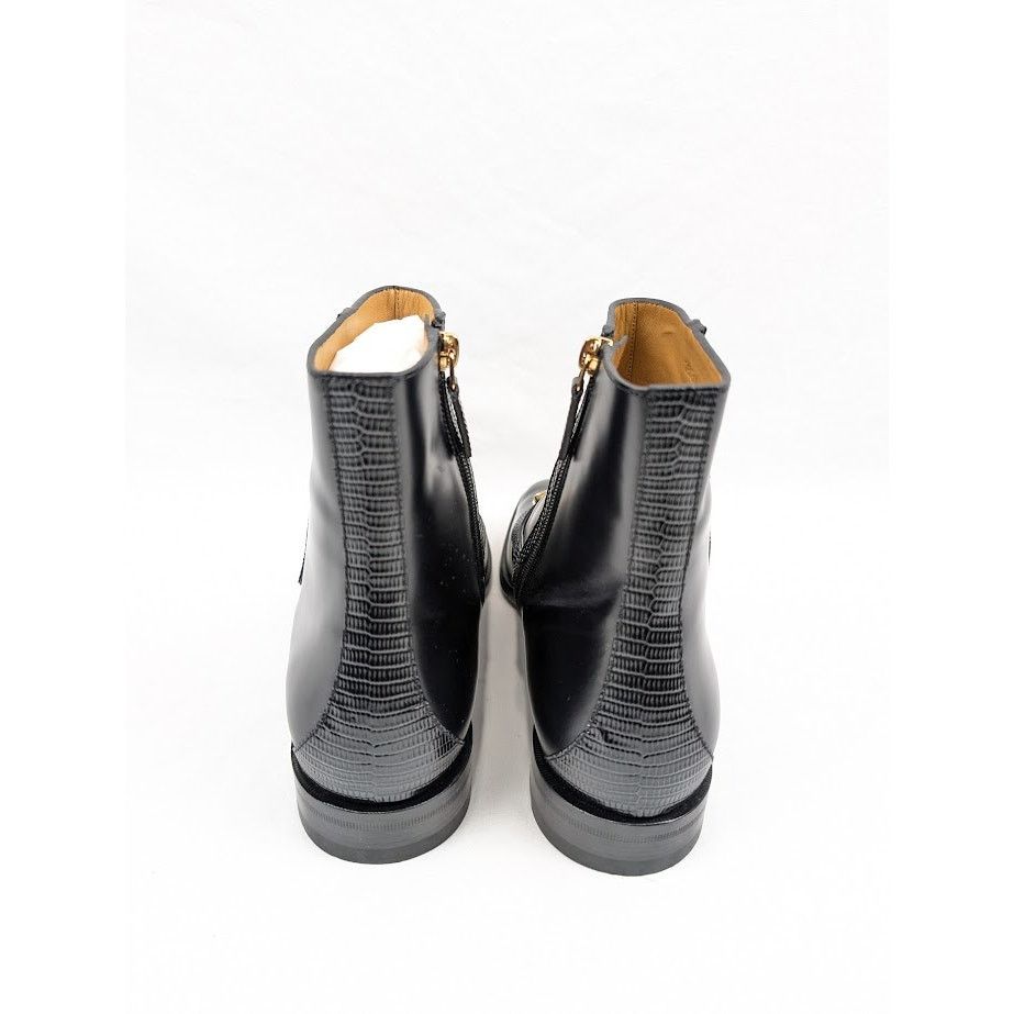 Gucci o1rshd1 Horse Calf Boots in Black Size US 10 / EU 43 - 20 Thumbnail