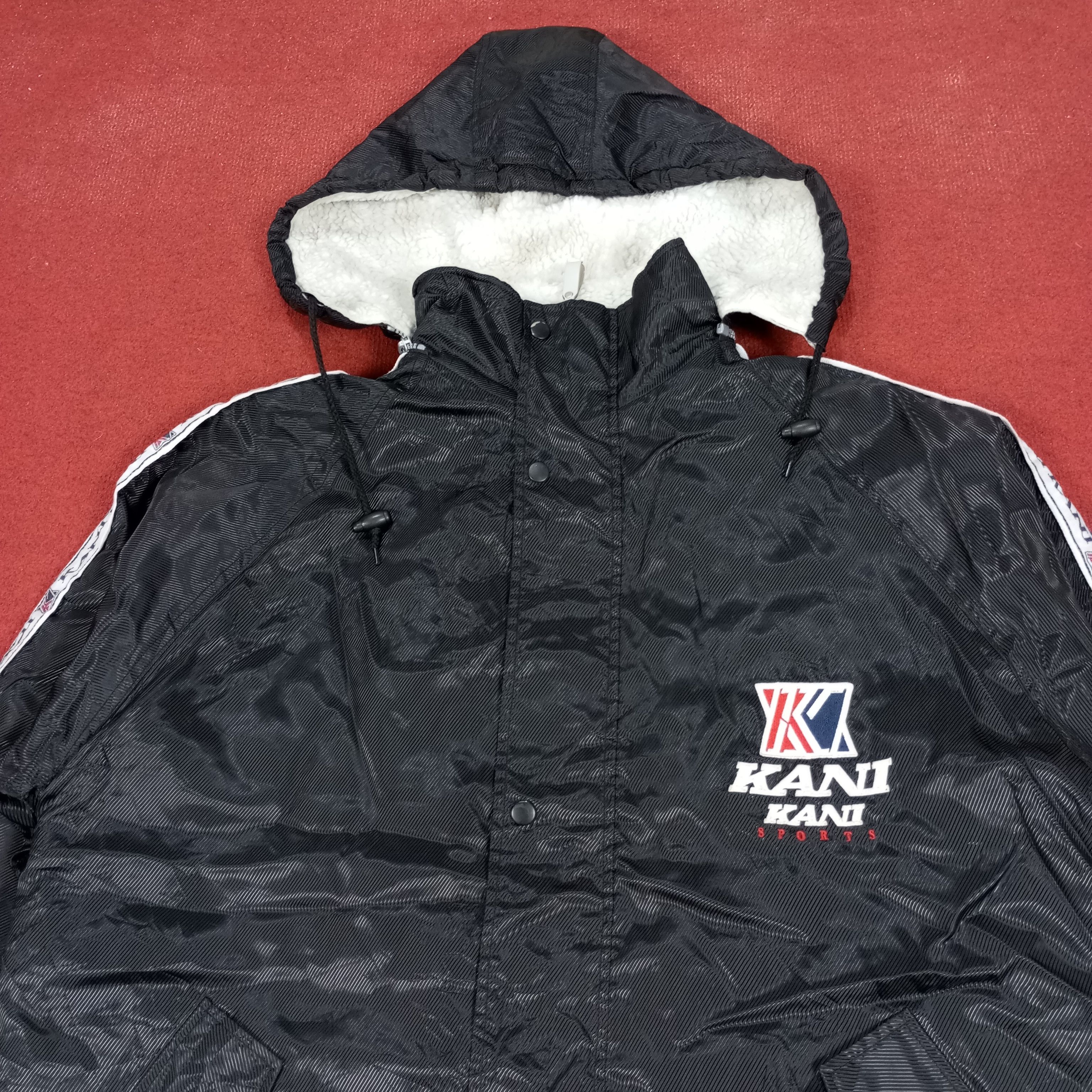 Karl Kani × Vintage Karl Kani Sportwear Style Long Jacket Size US XL / EU 56 / 4 - 4 Thumbnail