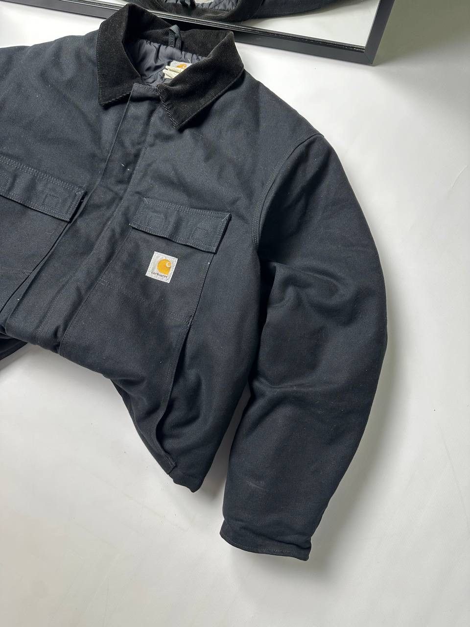 Carhartt Carhartt Detroit Boxy C003BLK Crop Jacket Size US XL / EU 56 / 4 - 4 Thumbnail