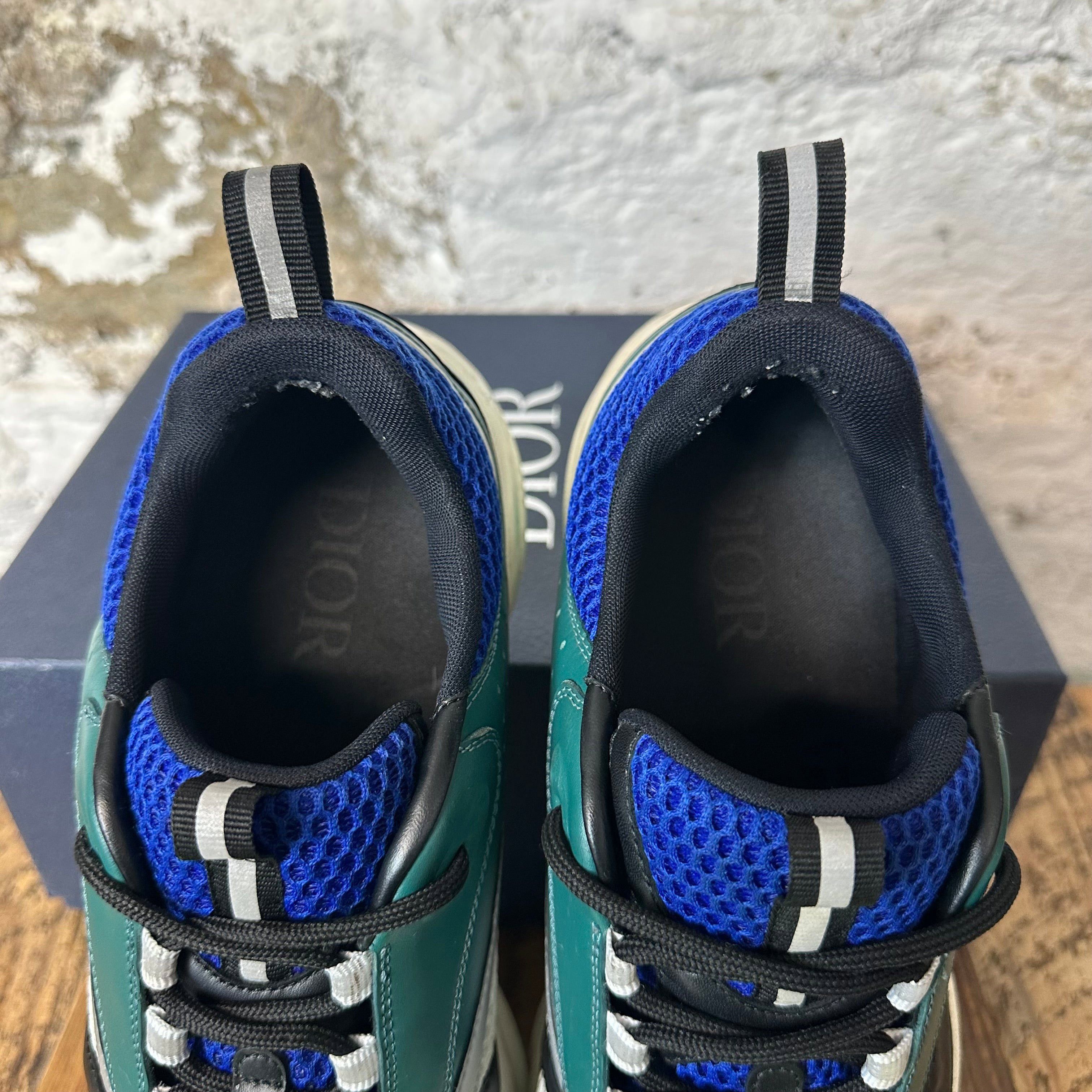 Dior Dior B22 Green White Black Sneaker Sz 12 (45) Size US 12 / EU 45 - 4 Thumbnail