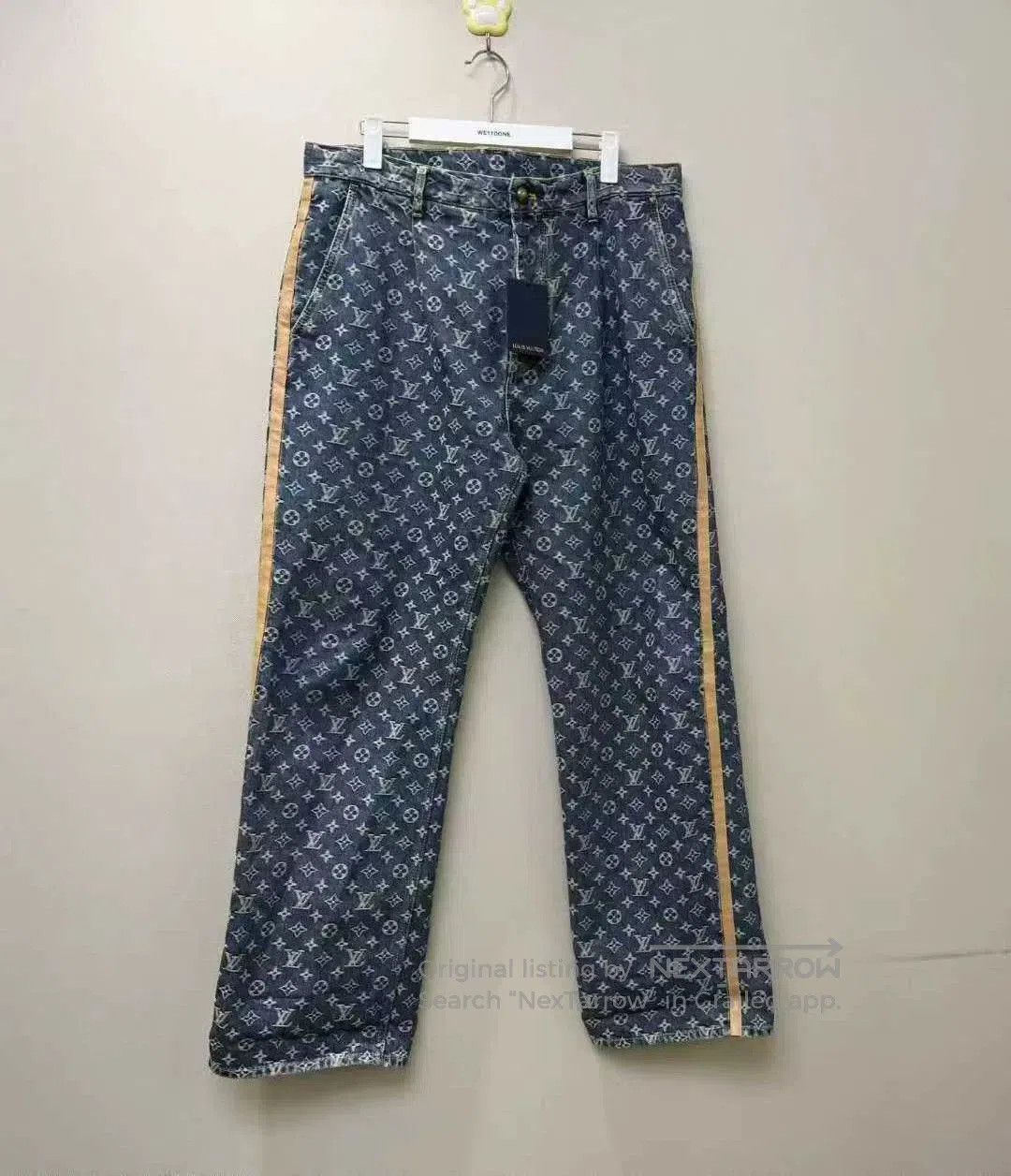 Louis Vuitton louis vuitton blue logo denim pants. Size US 36 / EU 52 - 1 Thumbnail
