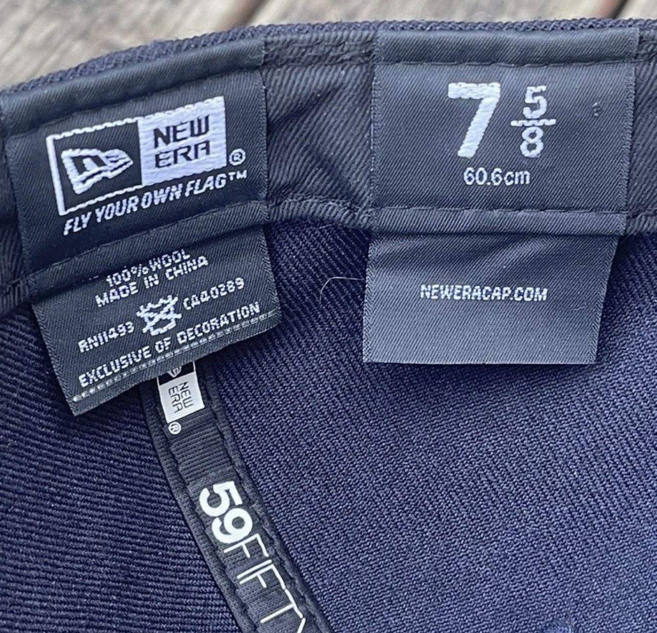 Supreme Supreme ‘Hebrew’ Logo New Era Navy 7 5/8 Fitted Hat SS14 Size ONE SIZE - 7 Thumbnail
