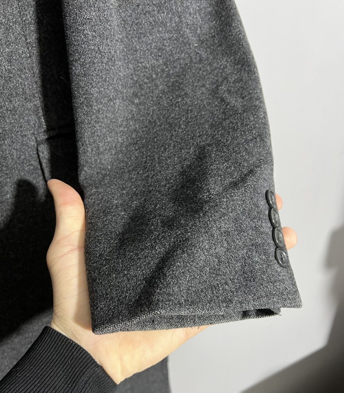 Kenzo × Vintage Vintage Kenzo Homme Wool Gray Coat Jacket Size US M / EU 48-50 / 2 - 7 Thumbnail