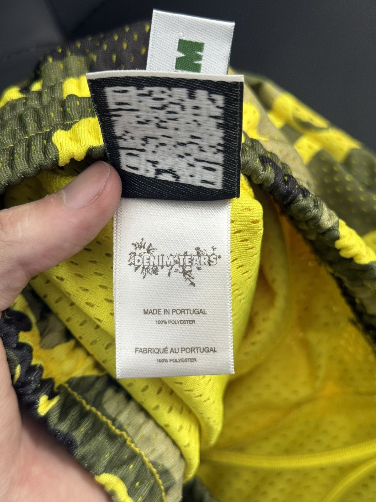 DENIM TEARS Denim Tears Mesh Summer Shorts Yellow Camo Size Large (NEW) Size US 33 - 10 Thumbnail