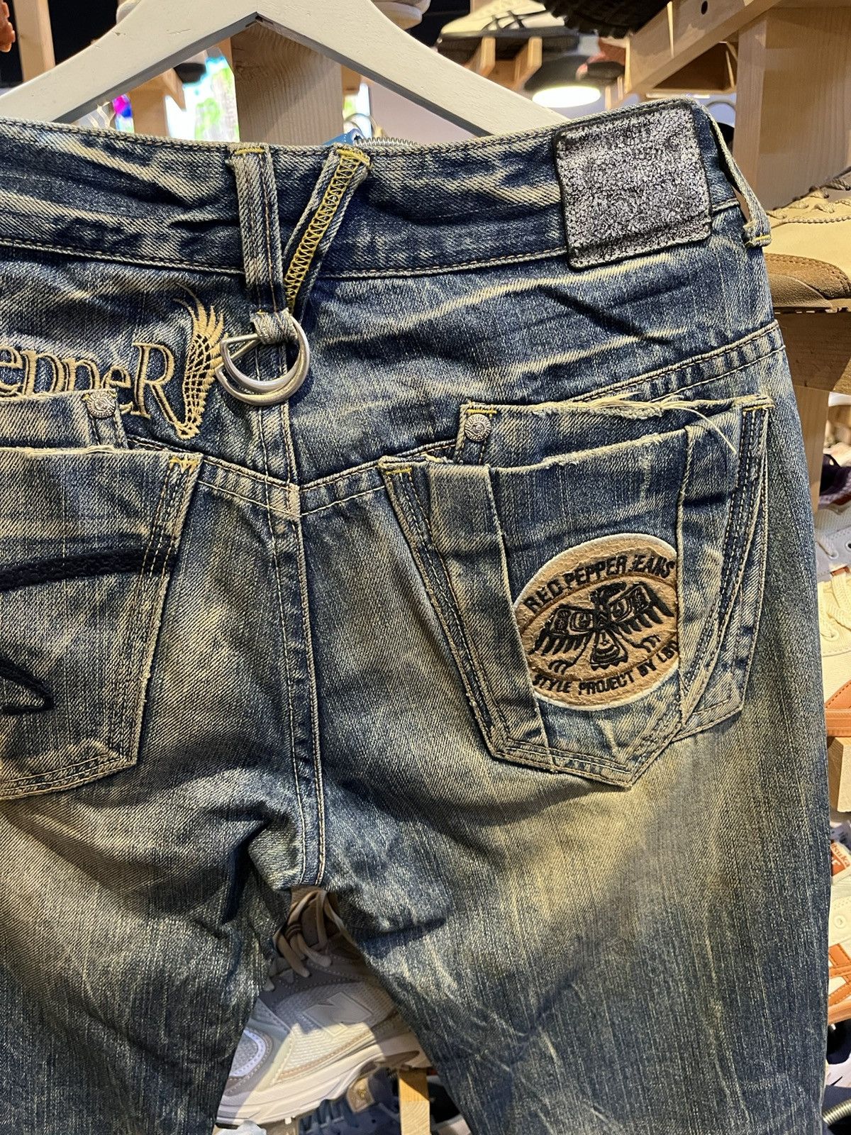 Vintage Red Pepper Jeans Jeans Distressed Jeans Size 30" / US 8 / IT 44 - 8 Thumbnail