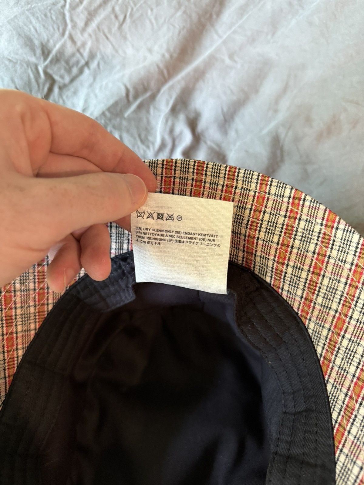 Acne Studios Acne Studios Plaid Bucket Hat Size ONE SIZE - 6 Thumbnail