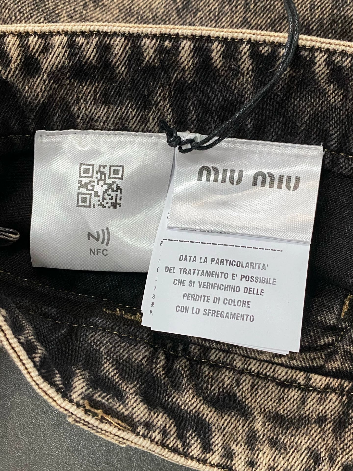 Miu Miu MIU MIU distressed pocket low-rise denim skirt Size S / US 4 / IT 40 - 5 Thumbnail