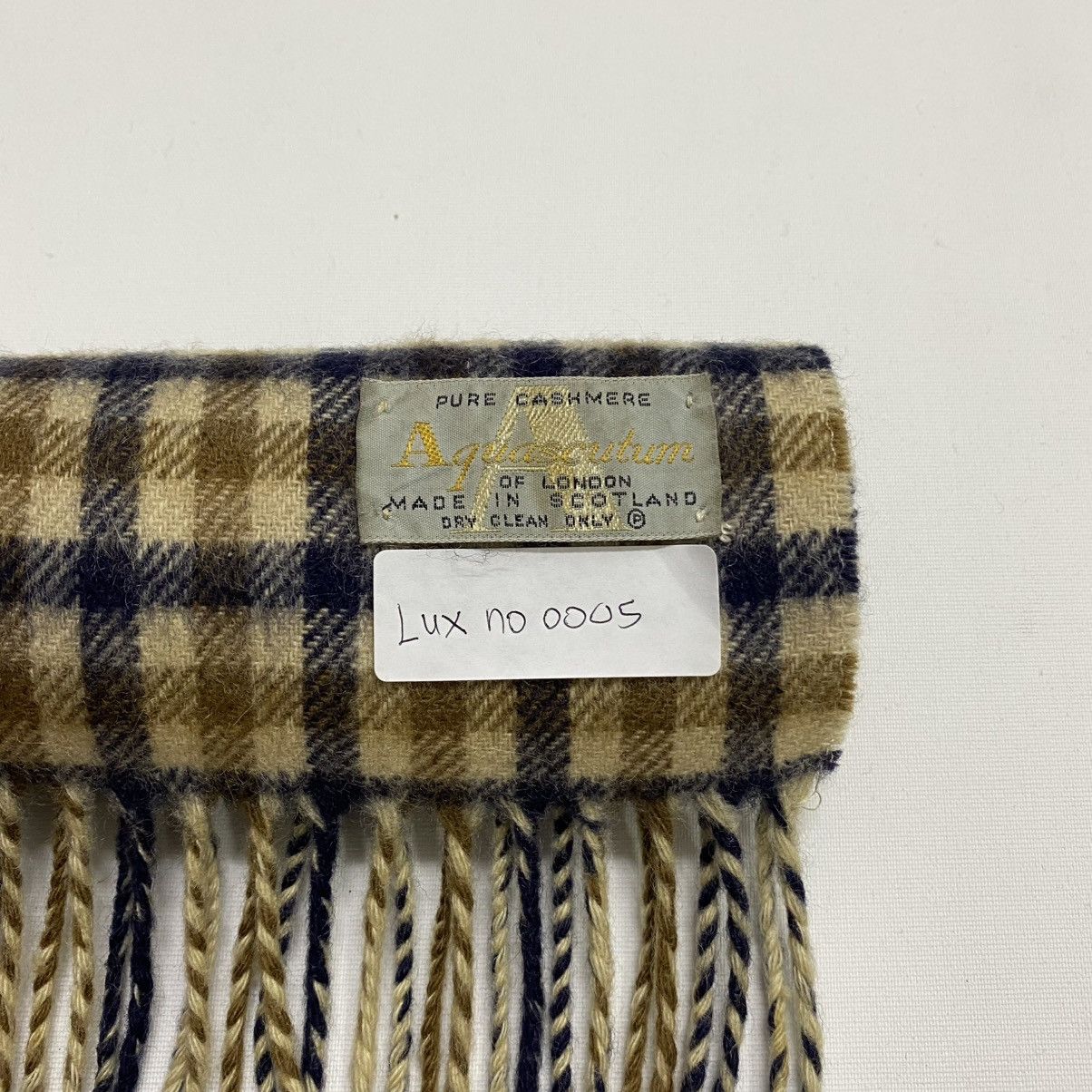 Aquascutum AQUASCUTUM SCARF MUFFLER LUX005 Size ONE SIZE - 8 Thumbnail