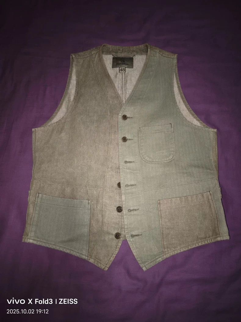 Nigel Cabourn Nigel Cabourn Military Green Vest - dmc Size US S / EU 44-46 / 1 - 1 Thumbnail