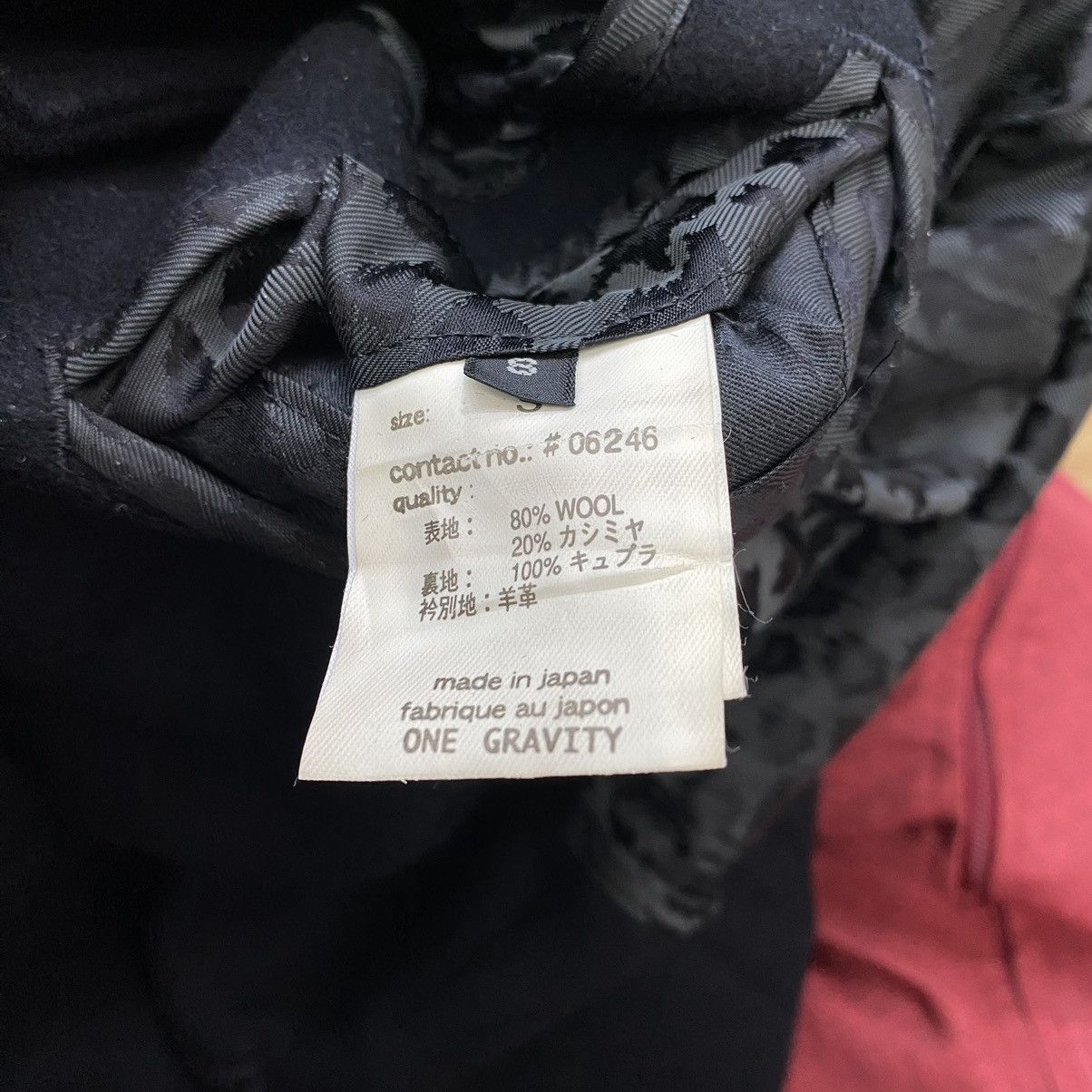 Japanese Brand ONE GRAVITY Nano Universe Japanease Brand Black Wool Plain Size US S / EU 44-46 / 1 - 4 Thumbnail