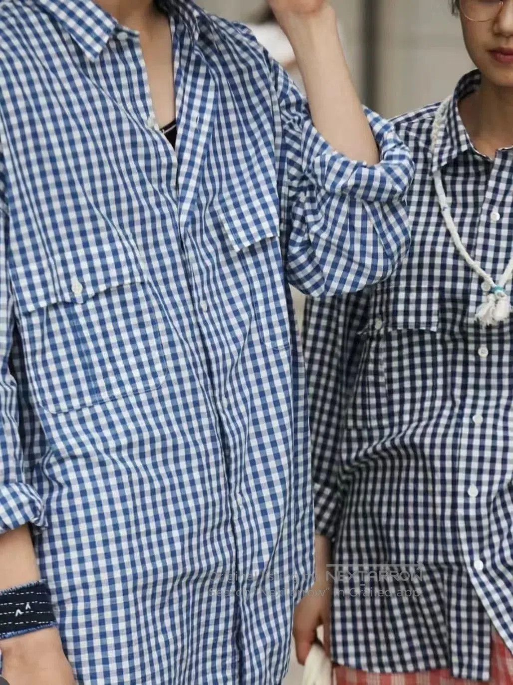 Porter Classic Porter Classic Roll Up Gingham Shirt. Size US L / EU 52-54 / 3 - 3 Thumbnail