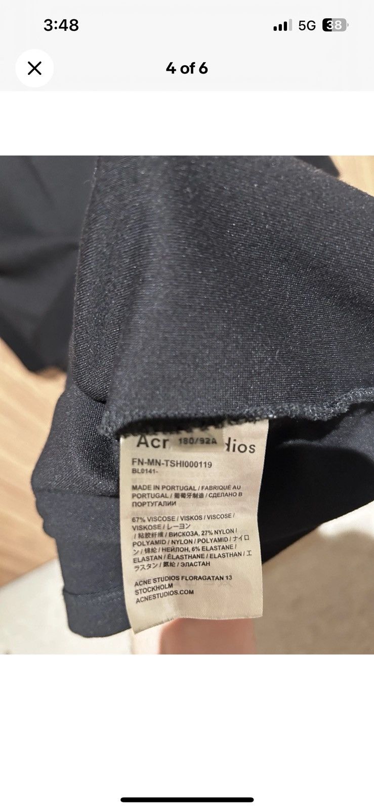 Acne Studios Acne Studios T-shirt Size US S / EU 44-46 / 1 - 4 Thumbnail