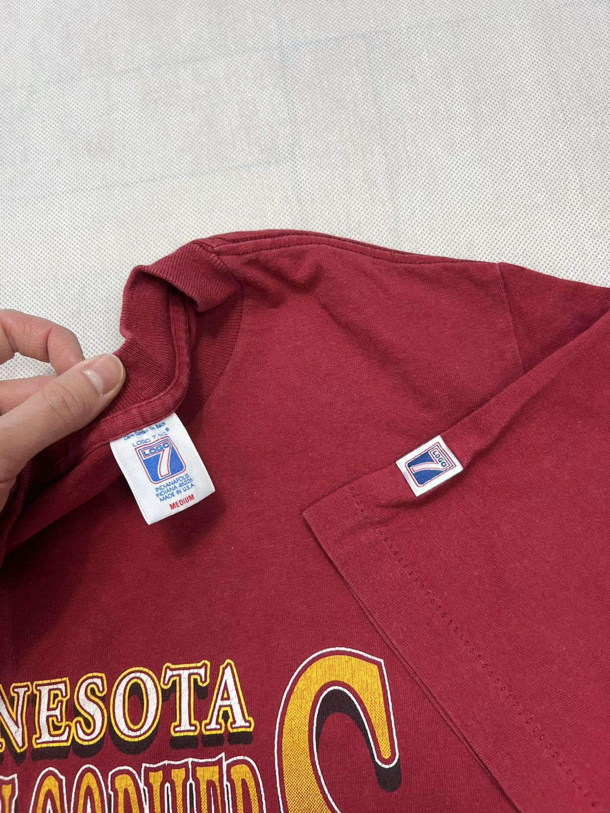 Logo 7 × NBA × Vintage Tshirt Minnesota Golden Gophers NBA Vintage 80’s 90’s Size US M / EU 48-50 / 2 - 3 Thumbnail