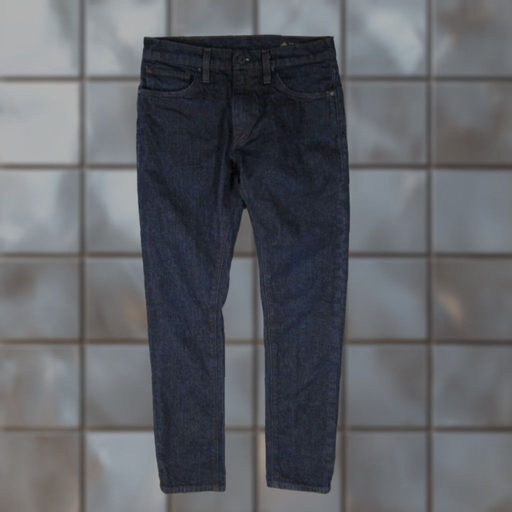 Roark Roark Jeans Mens Slim Standard Blue 31x32 Denim Hemp Cotton Polyester Blend Belt Loops Pockets 5-Pocket Size US 31 - 1 Thumbnail