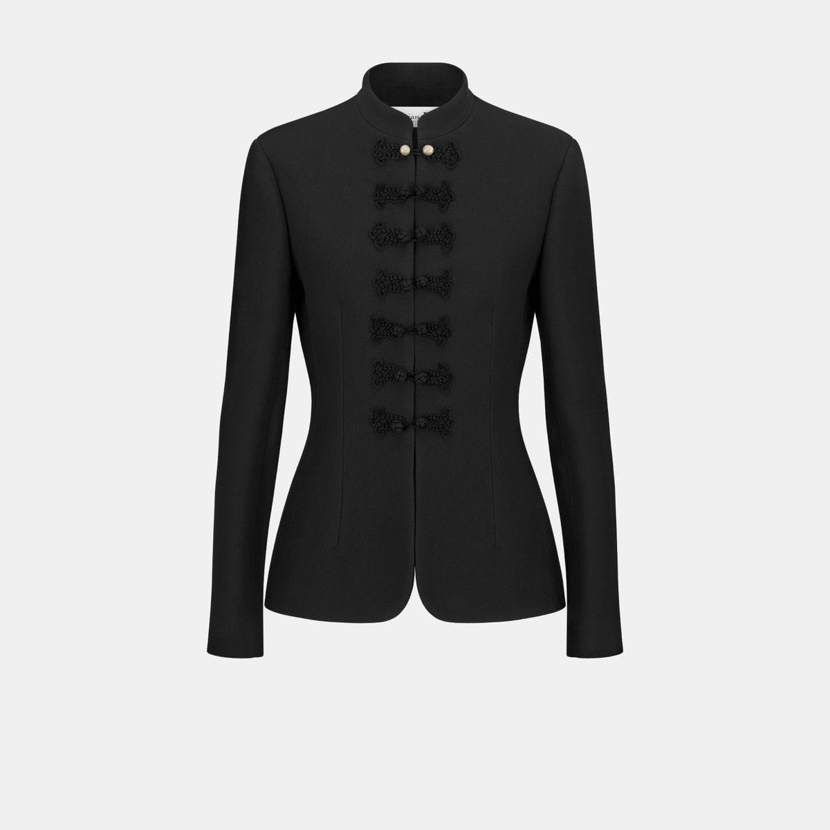 Dior o1bcso1str0225 Brandenburg Fitted Jacket in Black Size S / US 4 / IT 40 - 1 Thumbnail