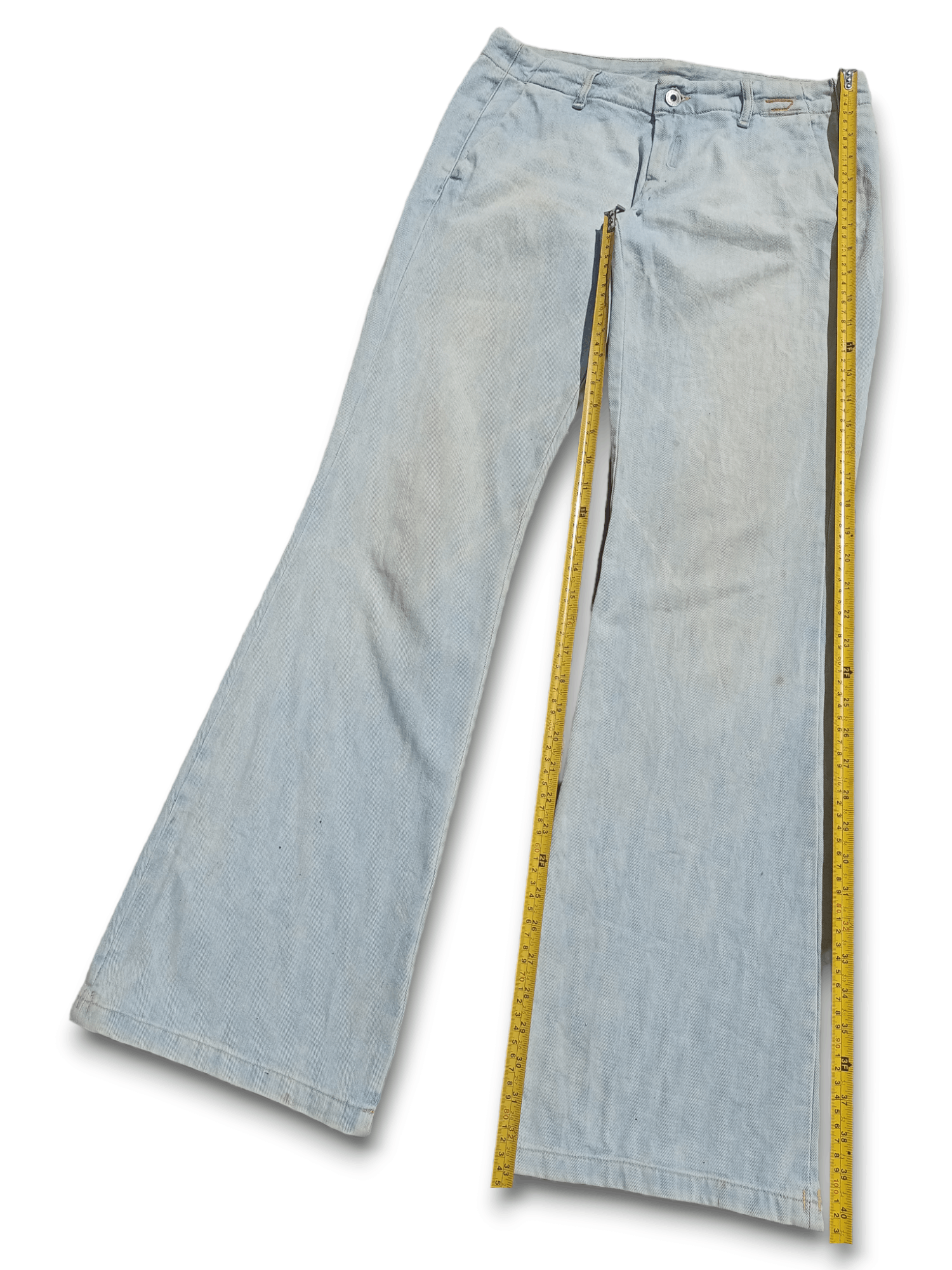 Diesel Vintage Diesel Light Wash Bell Bottom Flare Jeans 30x33 Size US 30 / EU 46 - 9 Thumbnail