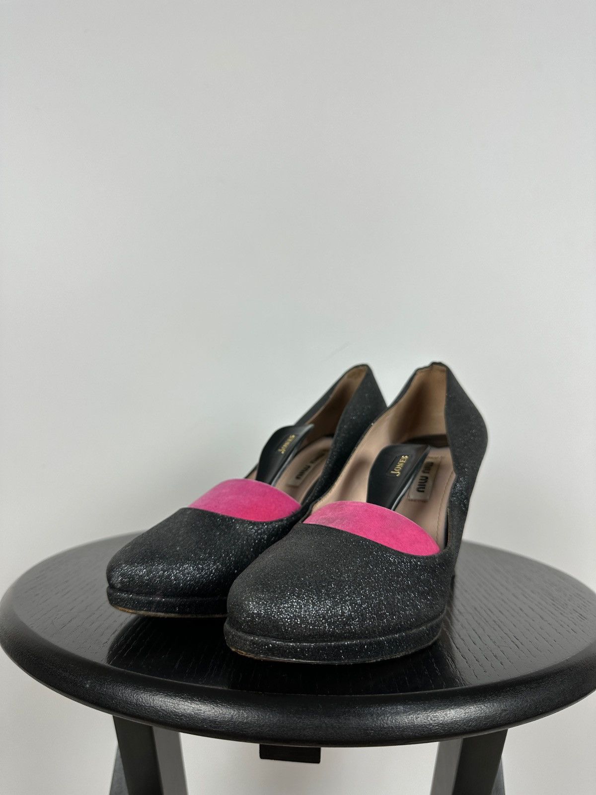 Miu Miu Miu Miu Glitter Heel Size US 6.5 / IT 36.5 - 7 Thumbnail