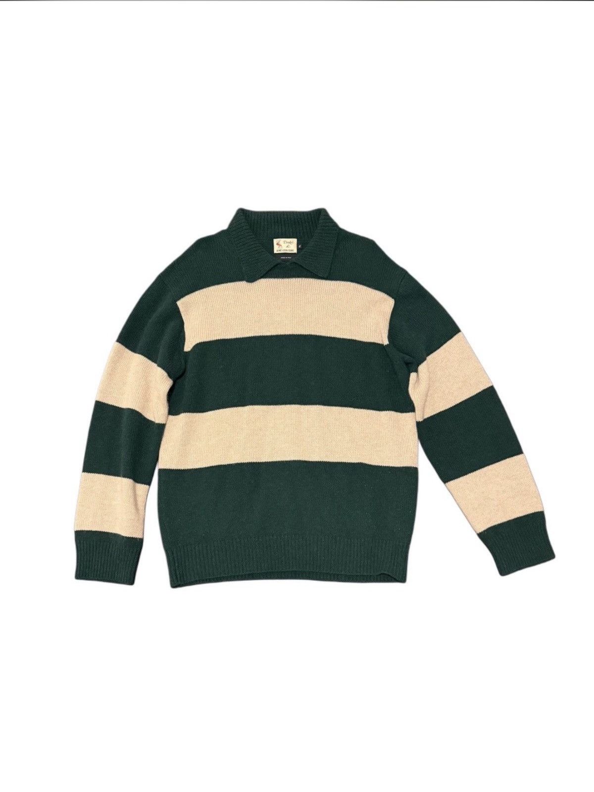 Aime Leon Dore × Drake's Aime Leon Dore Drake’s Striped Integral Collar Sweater Size US XL / EU 56 / 4 - 1 Thumbnail