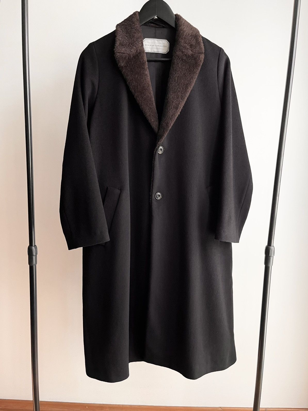 Other Ecole de Curiosites faux fur cashmere and wool blend coat Size M / US 6-8 / IT 42-44 - 1 Thumbnail