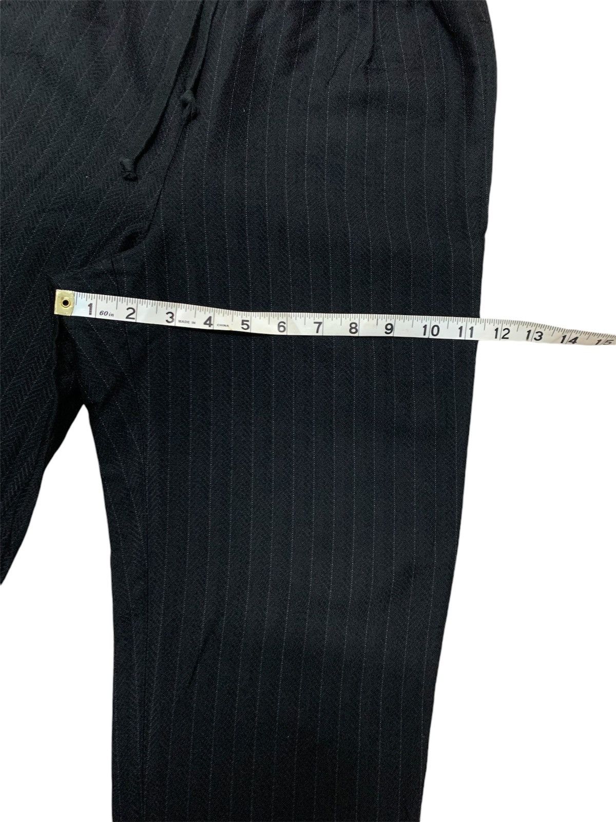 Comme des Garcons × Designer × Japanese Brand Comme des garcons Striped trousers wool pants Size US 30 / EU 46 - 5 Thumbnail
