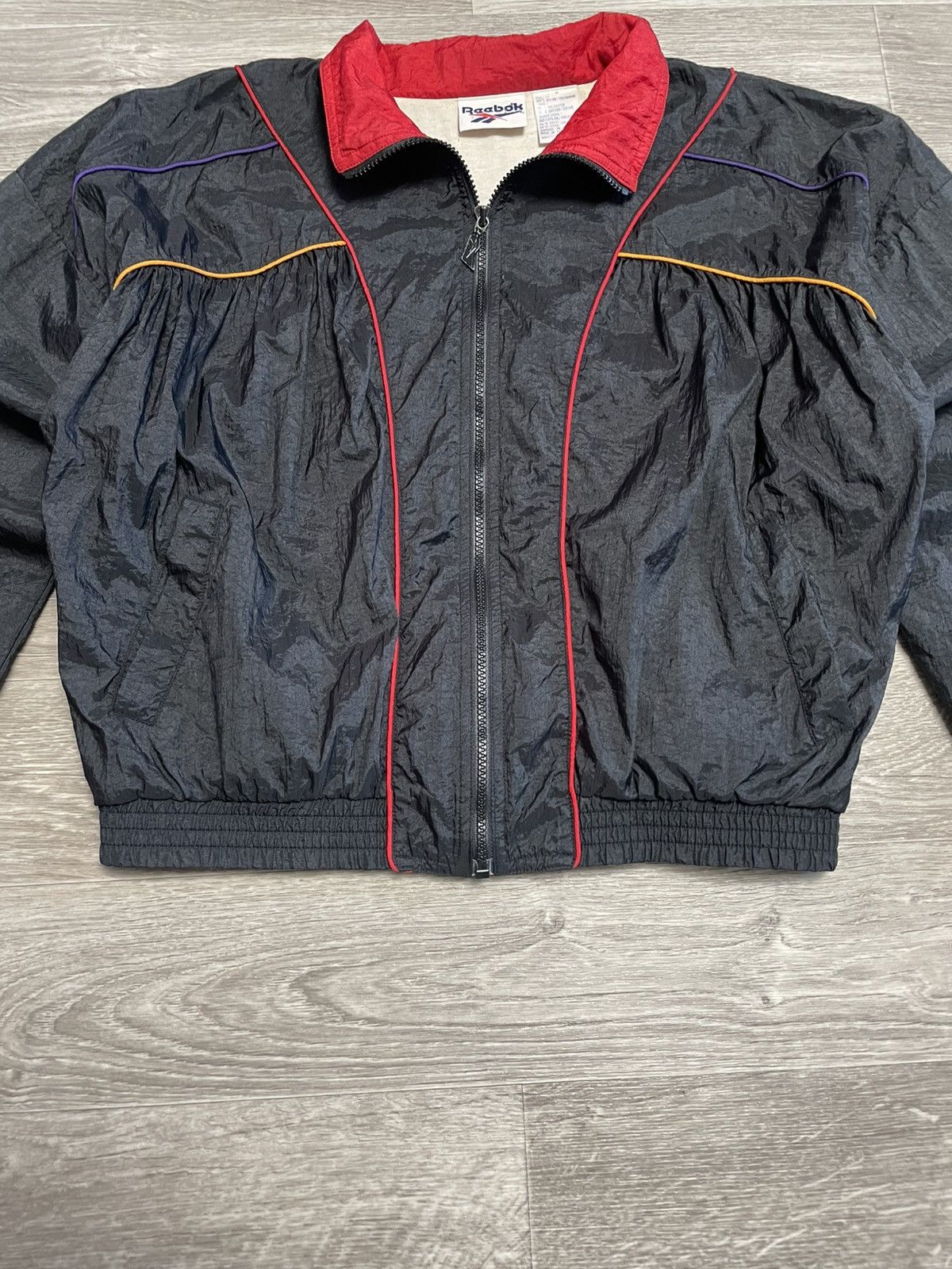 Reebok Vintage Reebok Nylon Track Jacket Oversized Fit 90s Size US M / EU 48-50 / 2 - 3 Thumbnail