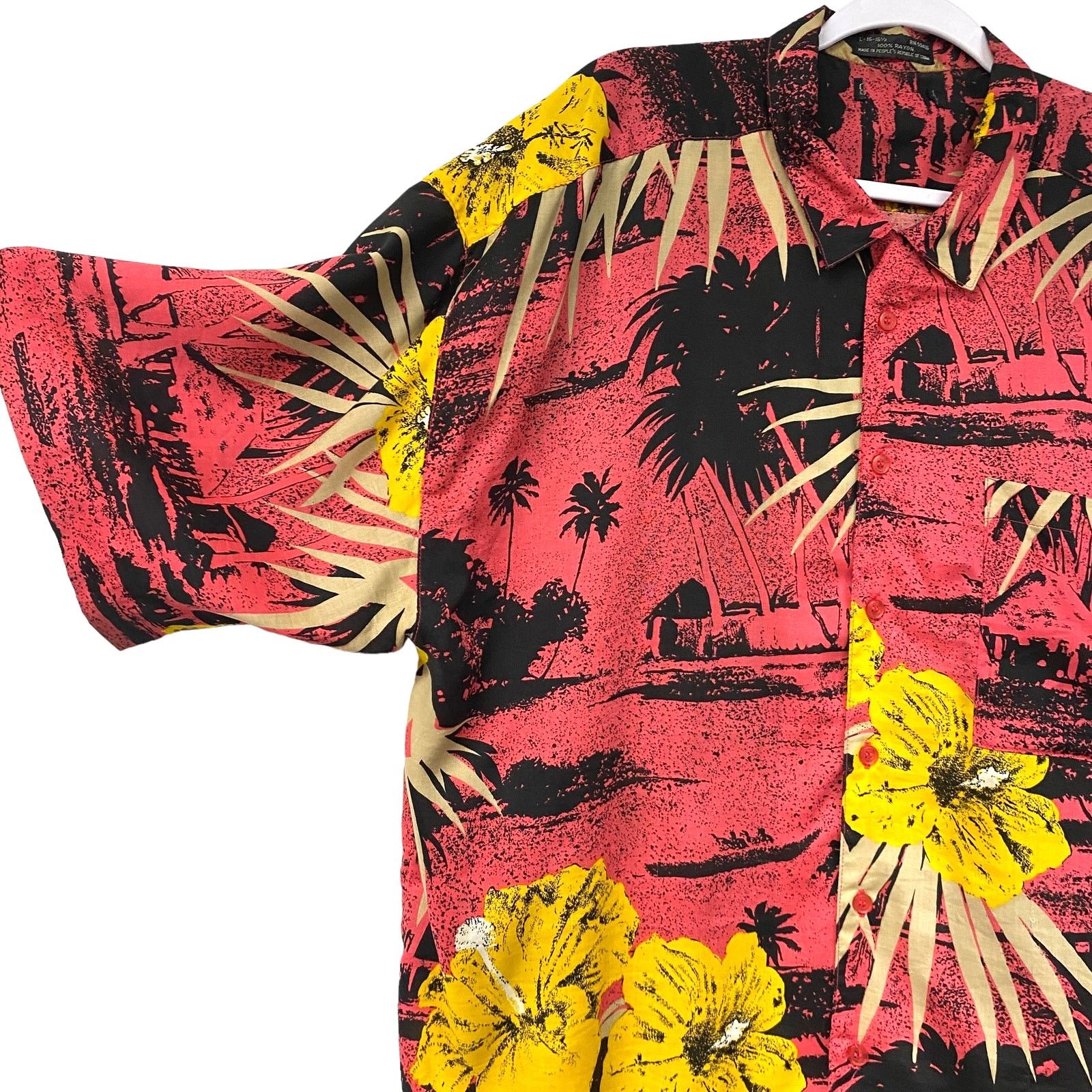 Vintage Vintage Generra Mens Size L Tropical Floral Button Up Shirt Size US L / EU 52-54 / 3 - 3 Thumbnail
