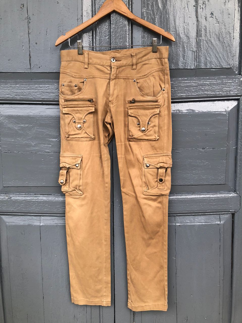 Japanese Brand Garhina stretchable cargo multipocket pants Size US 32 / EU 48 - 1 Thumbnail