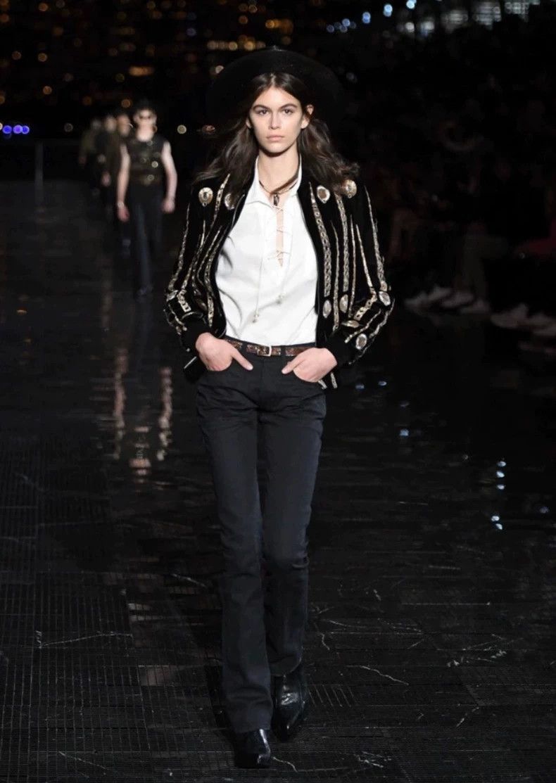 Yves Saint Laurent Saint Laurent size 37 9 SS New Year Embossed Strap Shirt 25 Size US M / EU 48-50 / 2 - 6 Thumbnail