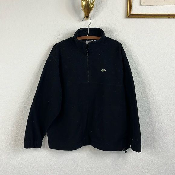 Lacoste Lacoste Logo 1/4 1/2 Zip Sherpa Fleece Jacket Size US M / EU 48-50 / 2 - 2 Thumbnail
