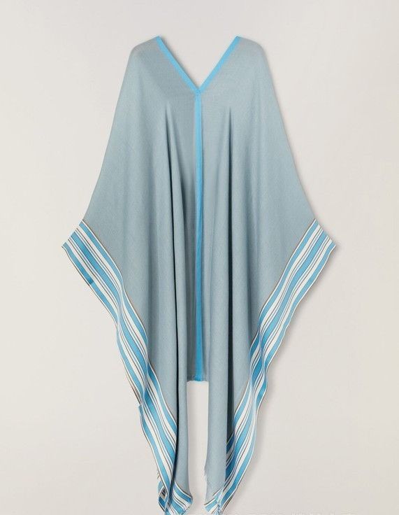 Loro Piana o1srvl11e0824 Size: OS / Suitcase Stripe Cape in Multicolor Size ONE SIZE - 1 Thumbnail