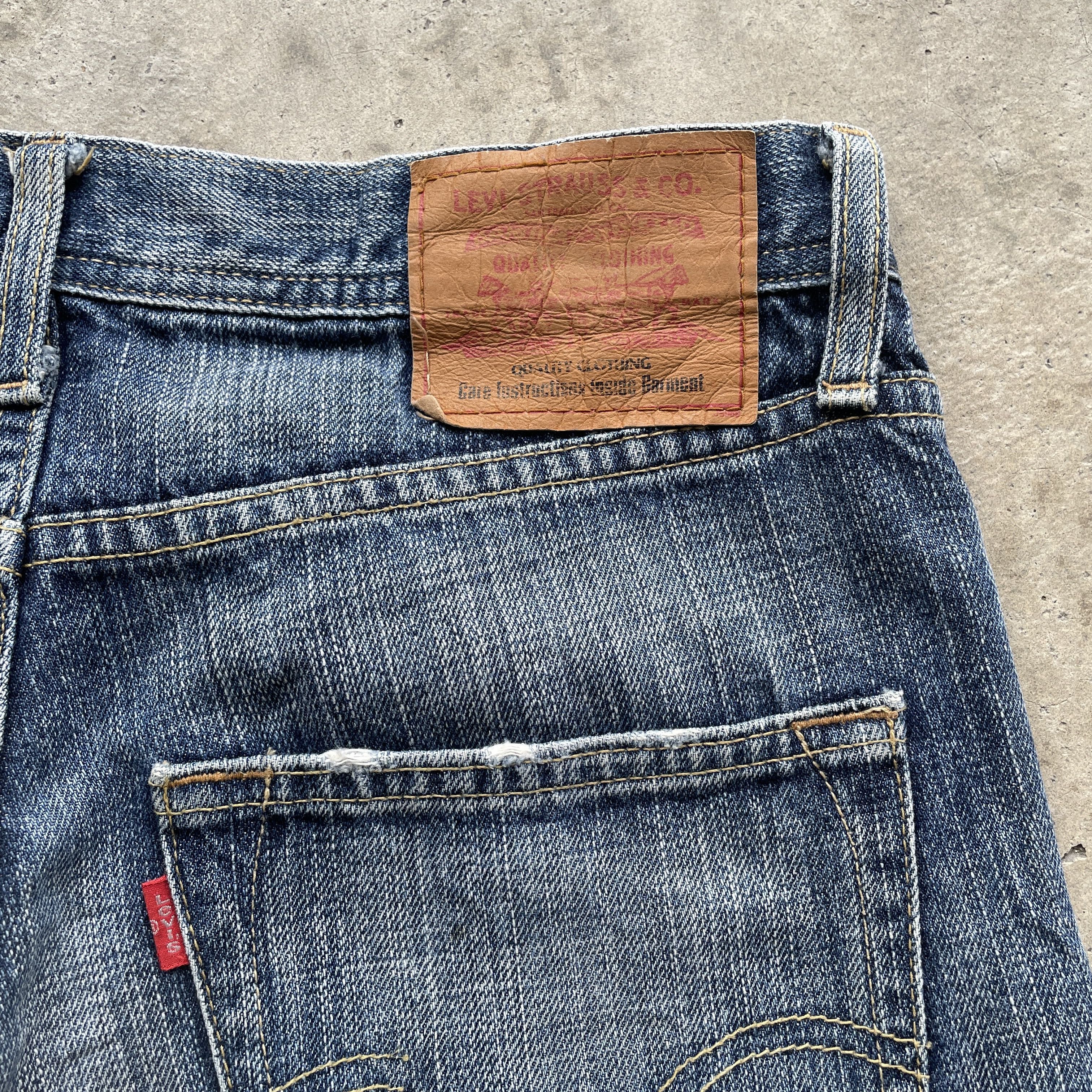 Levi's × Levi's Vintage Clothing W32x31💥 Vintage Levi’s Faded Denim Distressed Jeans Pants Size US 32 / EU 48 - 9 Thumbnail