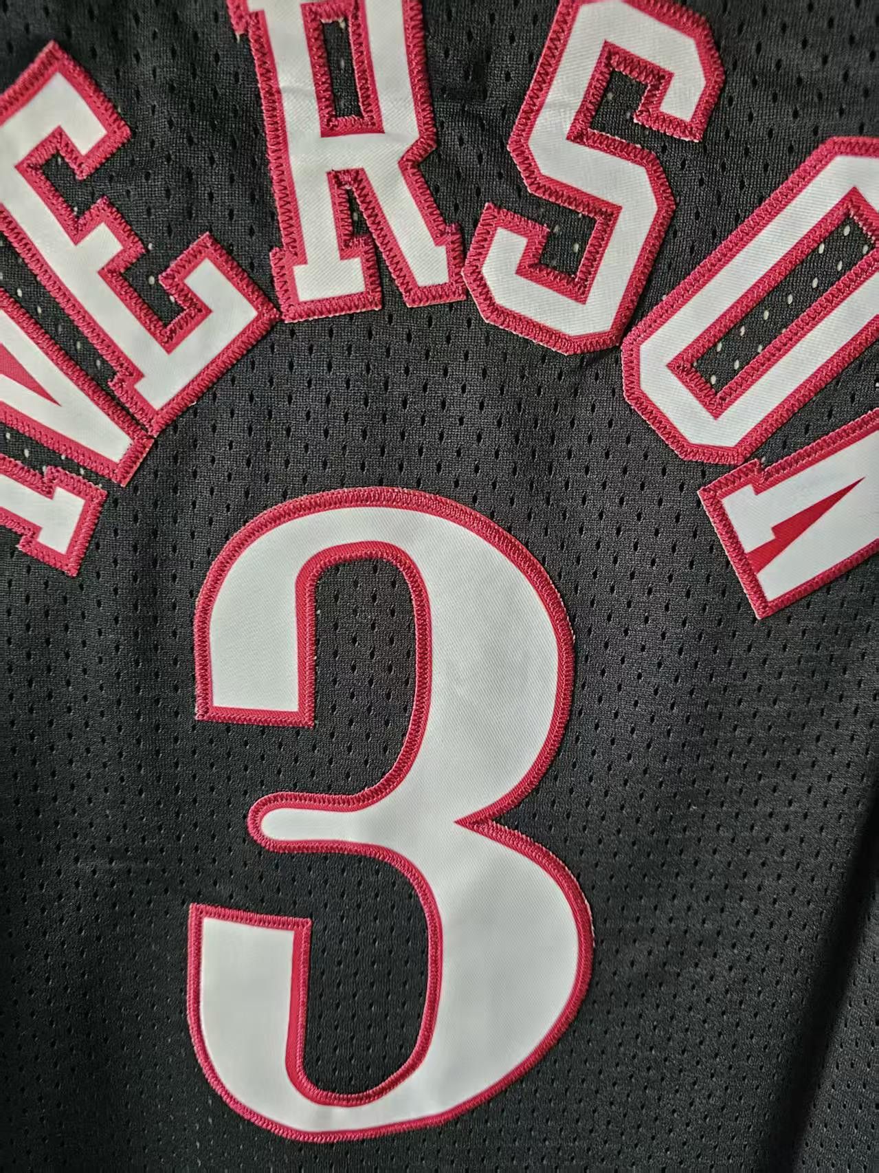 NBA 76ers #3 Allen Iverson Jersey Black Size US XL / EU 56 / 4 - 5 Thumbnail