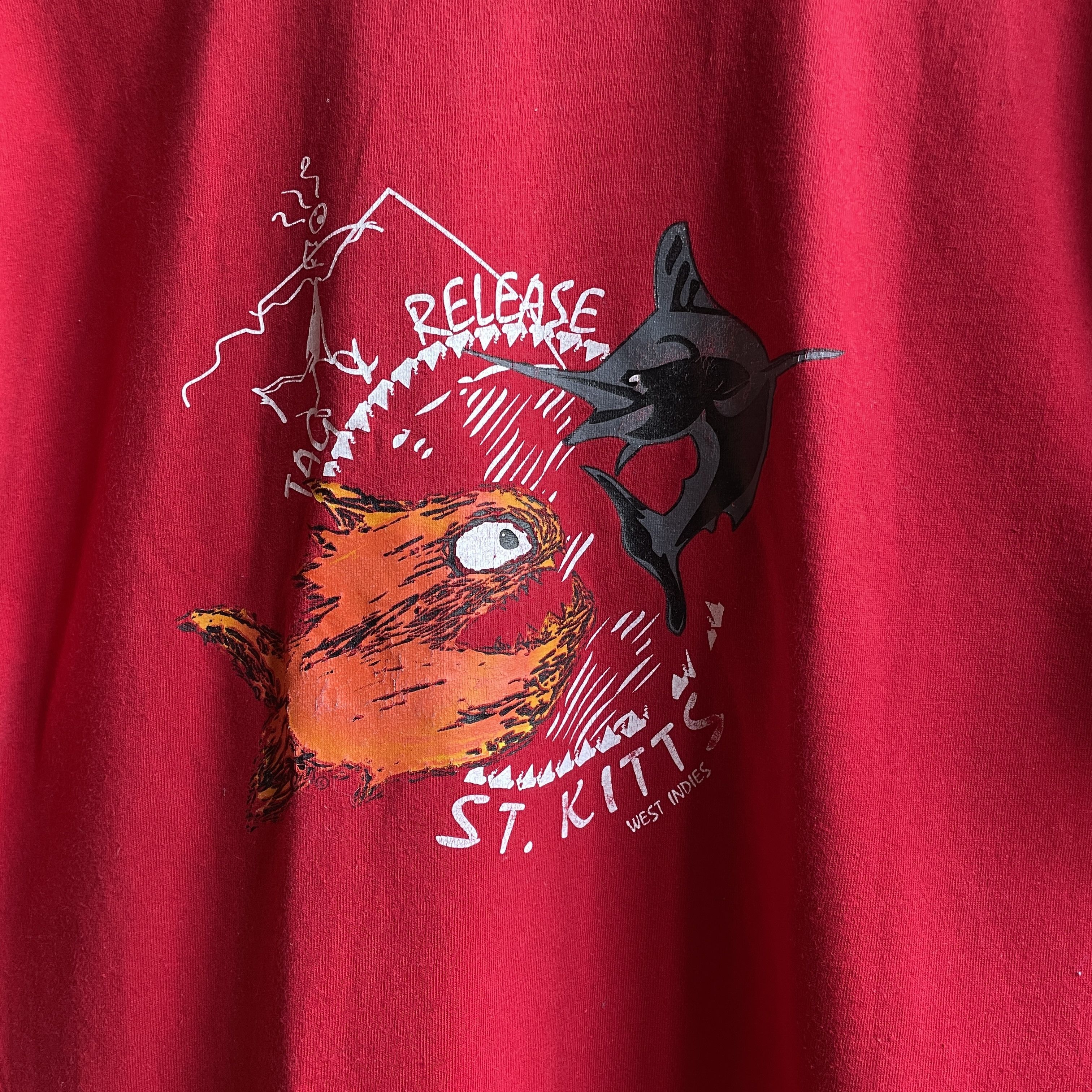 Vintage Pirana Joe Vintage 90's T-Shirt Size XL Size US XL / EU 56 / 4 - 5 Thumbnail