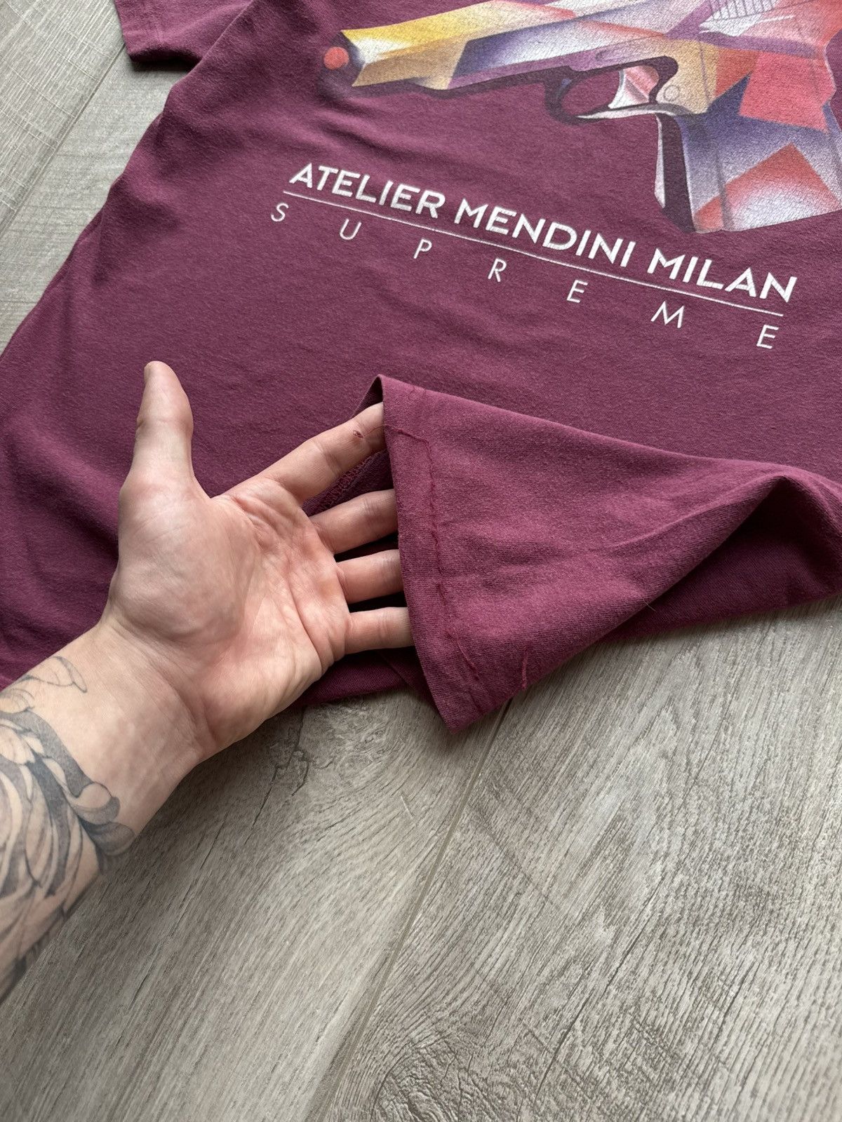 Supreme Supreme Atelier Mendini Milan Made In USA Tee SS16 Size US M / EU 48-50 / 2 - 3 Thumbnail
