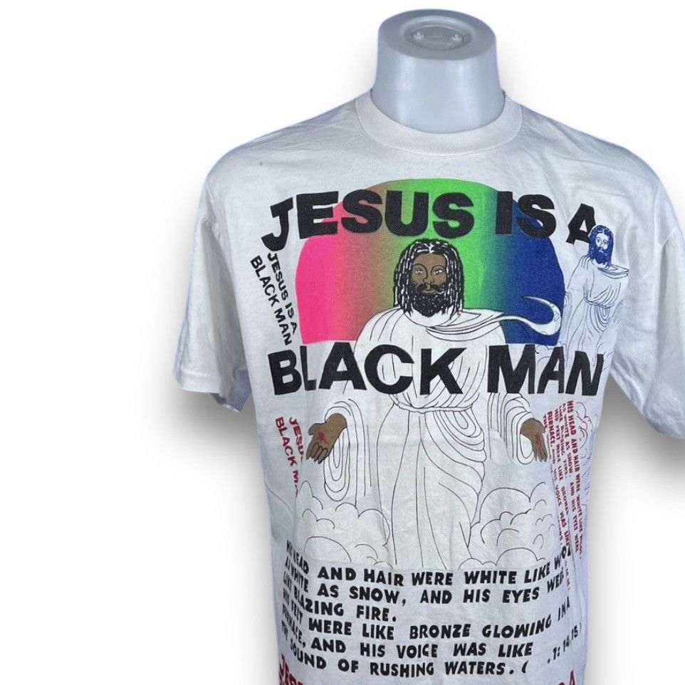 Jesus Is A Black Man Vinatge Bootleg 90s T-Shirt Rap tee