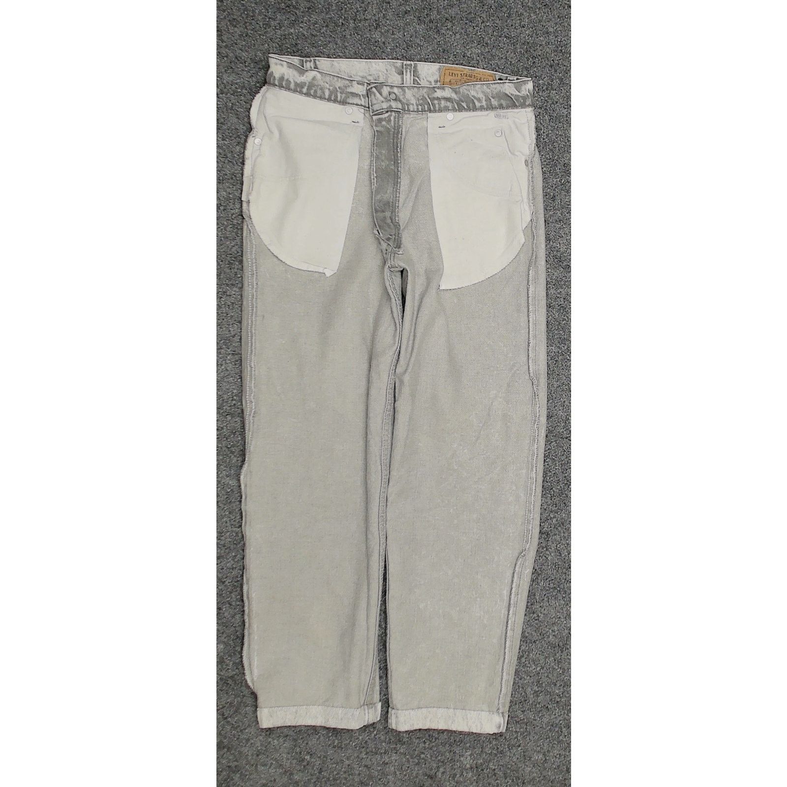Levi's 80s Levi's 550 Acid Wash Cropped Tapered Mom Jeans USA Size 32" / US 10 / IT 46 - 5 Thumbnail