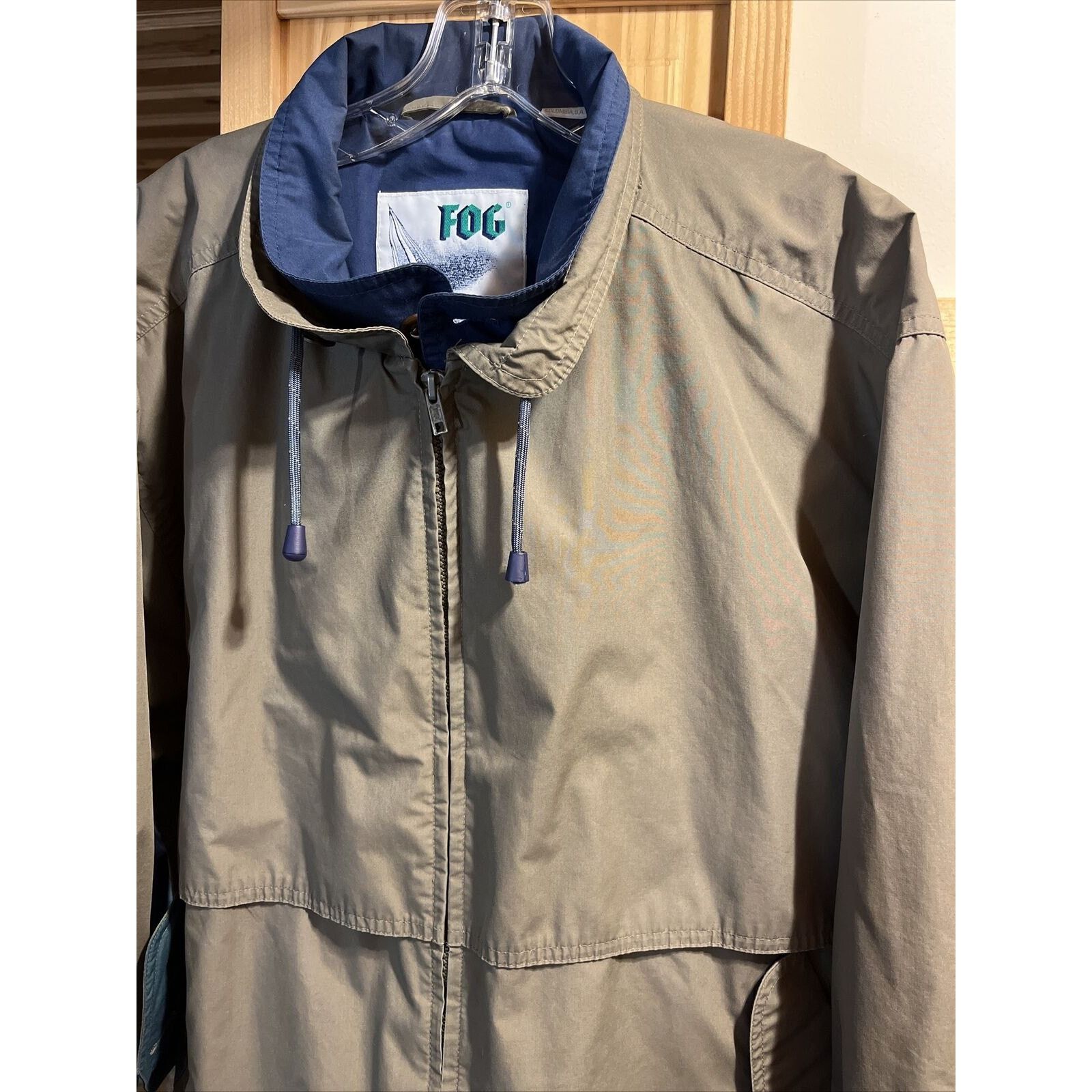 London Fog London Fog Vintage Men’s L Gray Full Zip Windbreaker Jacket Size US L / EU 52-54 / 3 - 17 Thumbnail